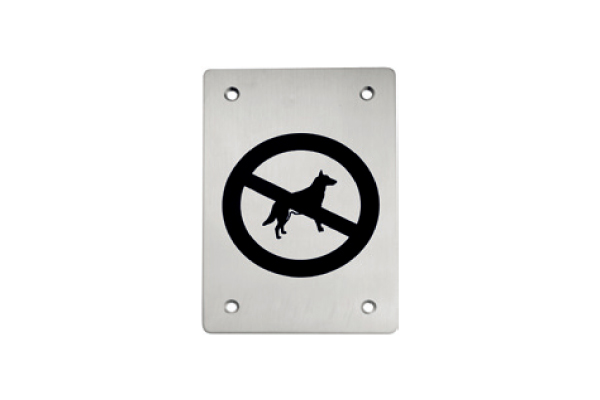 Placa sinal�tica 150x100 - INOX 304